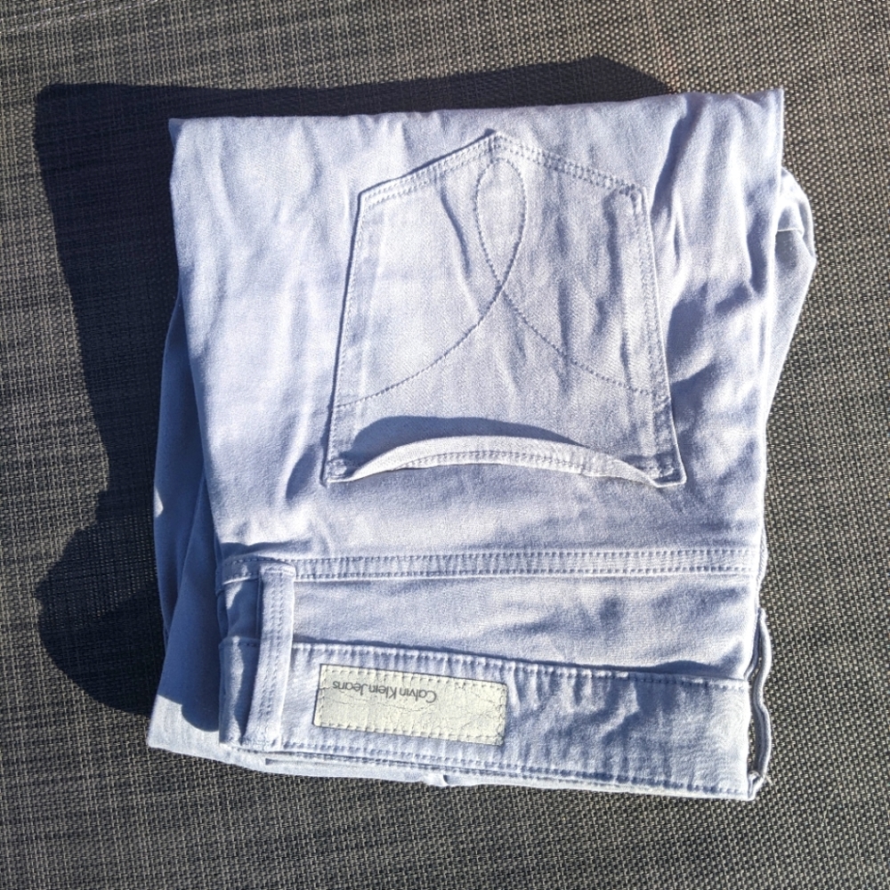 Calvin Klein Lilac/grey Pants EUC